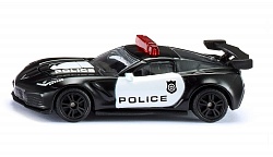 Машинка полицейская Chevrolet Corvette ZR1 (Siku, 1545) - миниатюра